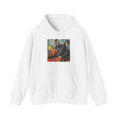 Fine Art Inspired French Bulldog Unisex Heavy Blend™ Hooded Sweatshirt