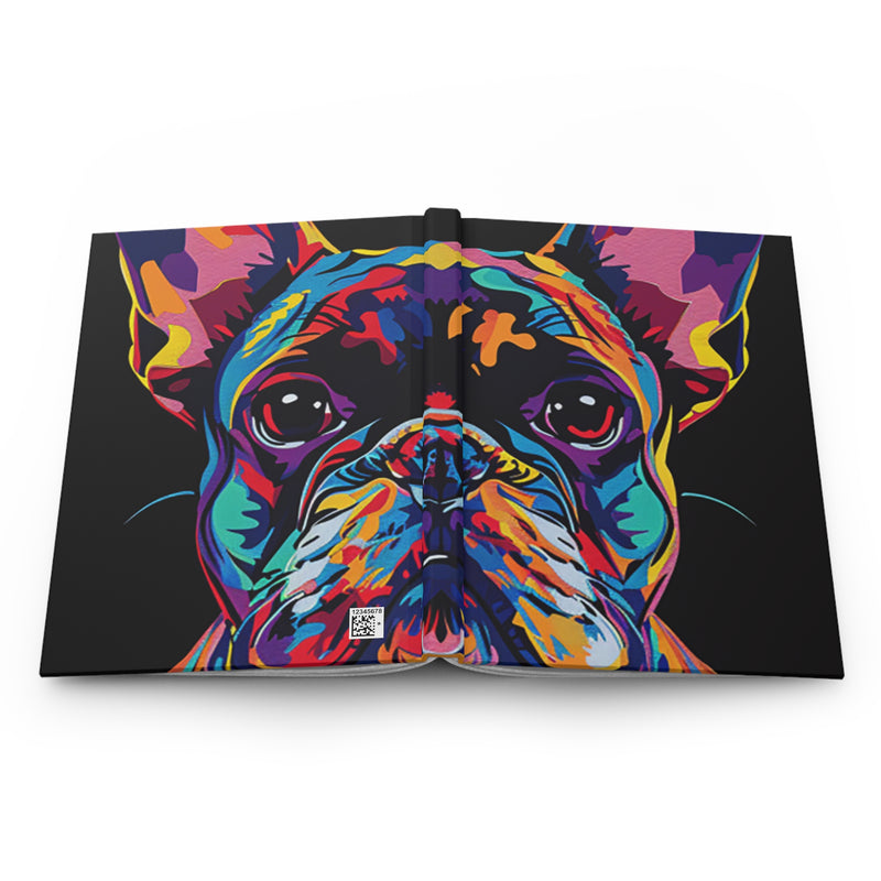 French Bulldog Hardcover Journal - Fine Art Inspired Matte Finish
