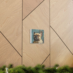 Colorful Fine Art French Bulldog Canvas Print - Multicolored Home Decor