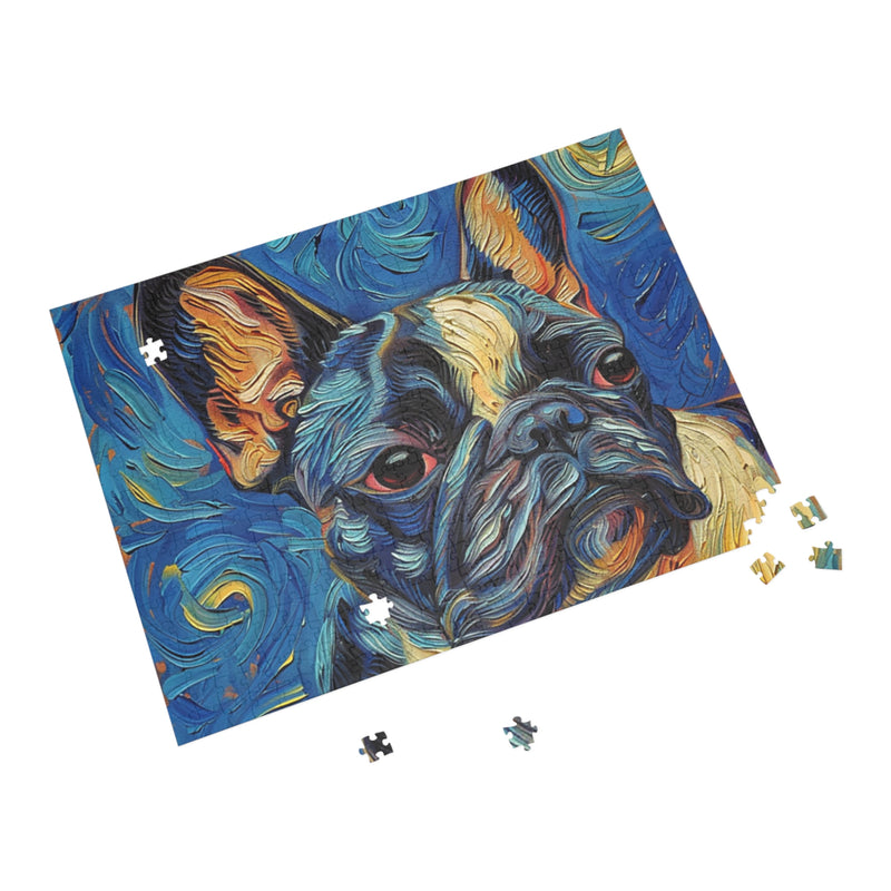 French Bulldog Fine Art Jigsaw Puzzle - 96, 252, 500, 1000 Pieces