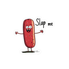 Naughty Nibbles Funny Adult Humor Salami Vinyl Kiss-Cut Decals - Durable & Removable