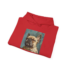 Fine Art Inspired French Bulldog Unisex Heavy Blend™ Hooded Sweatshirt