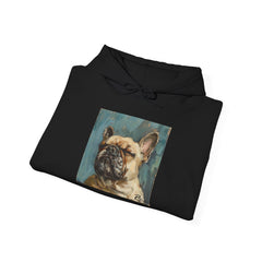 Fine Art Inspired French Bulldog Unisex Heavy Blend™ Hooded Sweatshirt