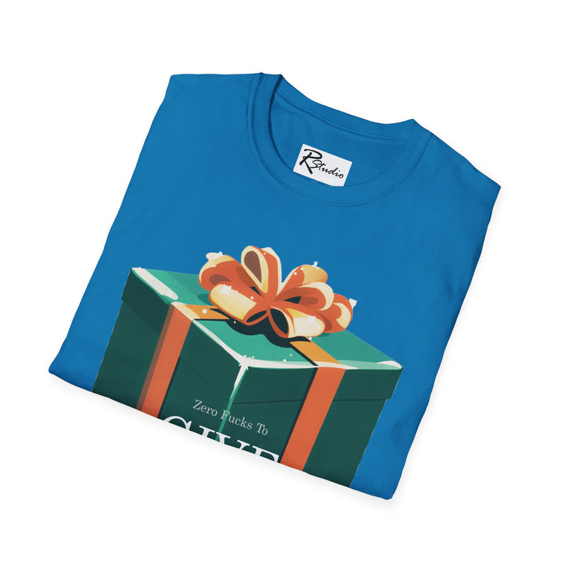 "Zero f-*&s to GIVE" Green Box Unisex Softstyle T-Shirt
