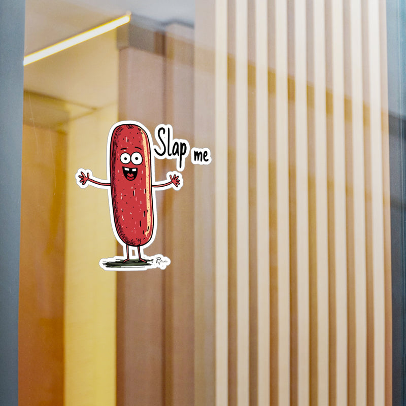 Naughty Nibbles Funny Adult Humor Salami Vinyl Kiss-Cut Decals - Durable & Removable