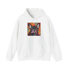Fine Art Inspired French Bulldog Unisex Heavy Blend™ Hooded Sweatshirt