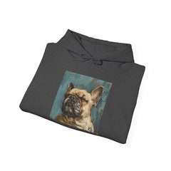 Fine Art Inspired French Bulldog Unisex Heavy Blend™ Hooded Sweatshirt