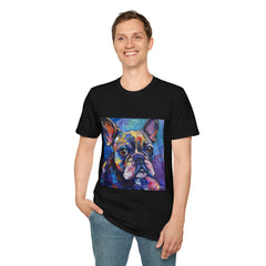 French Bulldog Fine Art Unisex Softstyle T-Shirt
