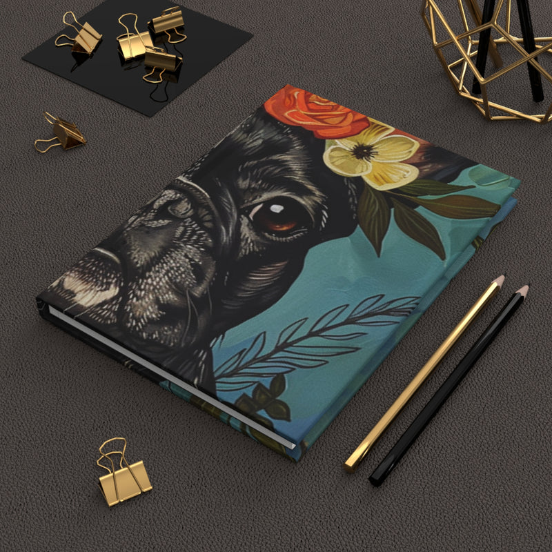 French Bulldog Hardcover Journal - Fine Art Inspired Matte Finish