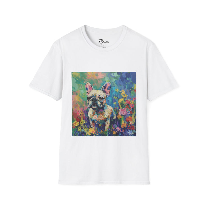 French Bulldog Fine Art Unisex Softstyle T-Shirt