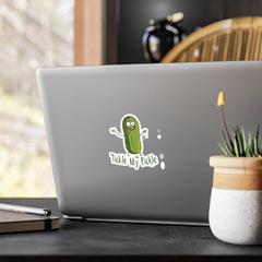 Naughty Nibbles Funny Adult Humor Pickle Vinyl Kiss-Cut Decals - Durable & Removable