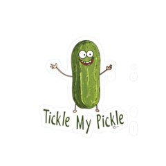 Naughty Nibbles Funny Adult Humor Pickle Vinyl Kiss-Cut Decals - Durable & Removable