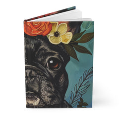 French Bulldog Hardcover Journal - Fine Art Inspired Matte Finish