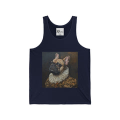 French Bulldog Fine Art Unisex Jersey Tank Top - Stylish & Comfortable