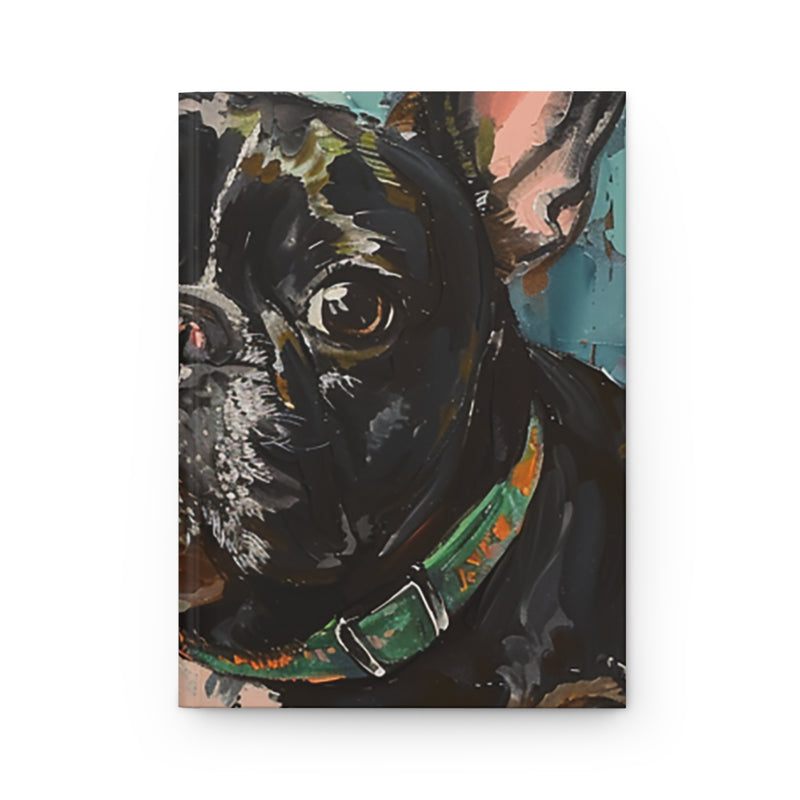 French Bulldog Hardcover Journal - Fine Art Inspired Matte Finish