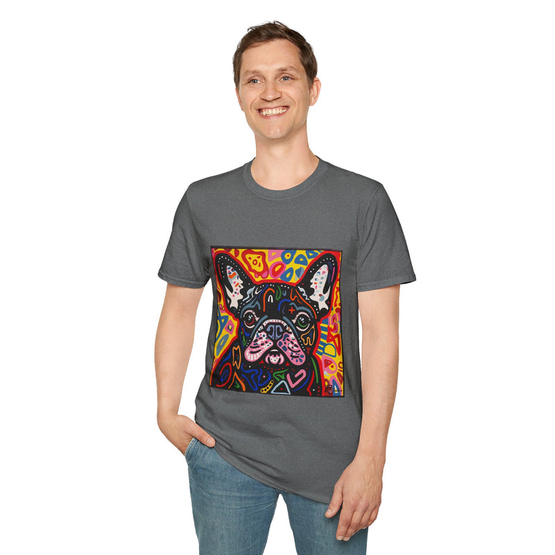 French Bulldog Fine Art Unisex Softstyle T-Shirt
