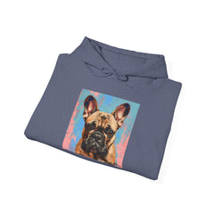 Fine Art Inspired French Bulldog Unisex Heavy Blend™ Hooded Sweatshirt