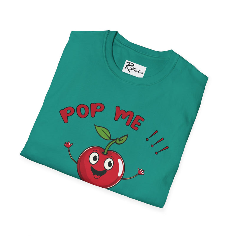 Naughty Nibbles Funny Adult Humor Cherry Unisex Soft-Style T-Shirt