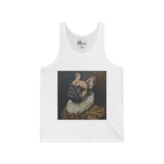 French Bulldog Fine Art Unisex Jersey Tank Top - Stylish & Comfortable