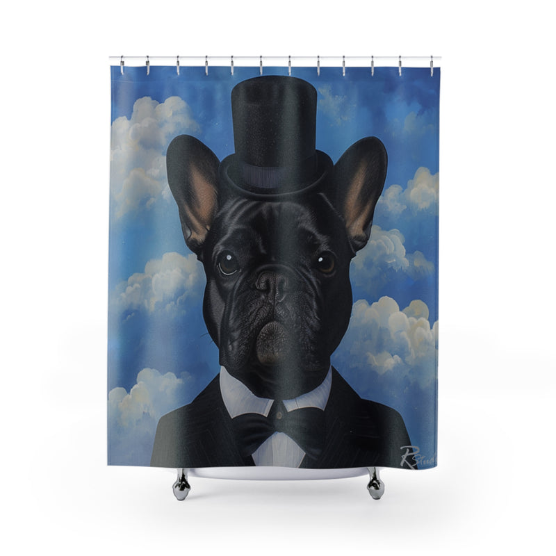 French Bulldog Fine Art Shower Curtain - Stylish Bathroom Decor