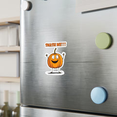 Naughty Nibbles Funny Adult Humor Pumpkin Vinyl Kiss-Cut Decals - Durable & Removable