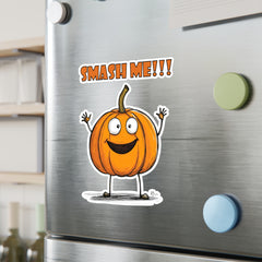 Naughty Nibbles Funny Adult Humor Pumpkin Vinyl Kiss-Cut Decals - Durable & Removable