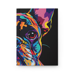 French Bulldog Hardcover Journal - Fine Art Inspired Matte Finish