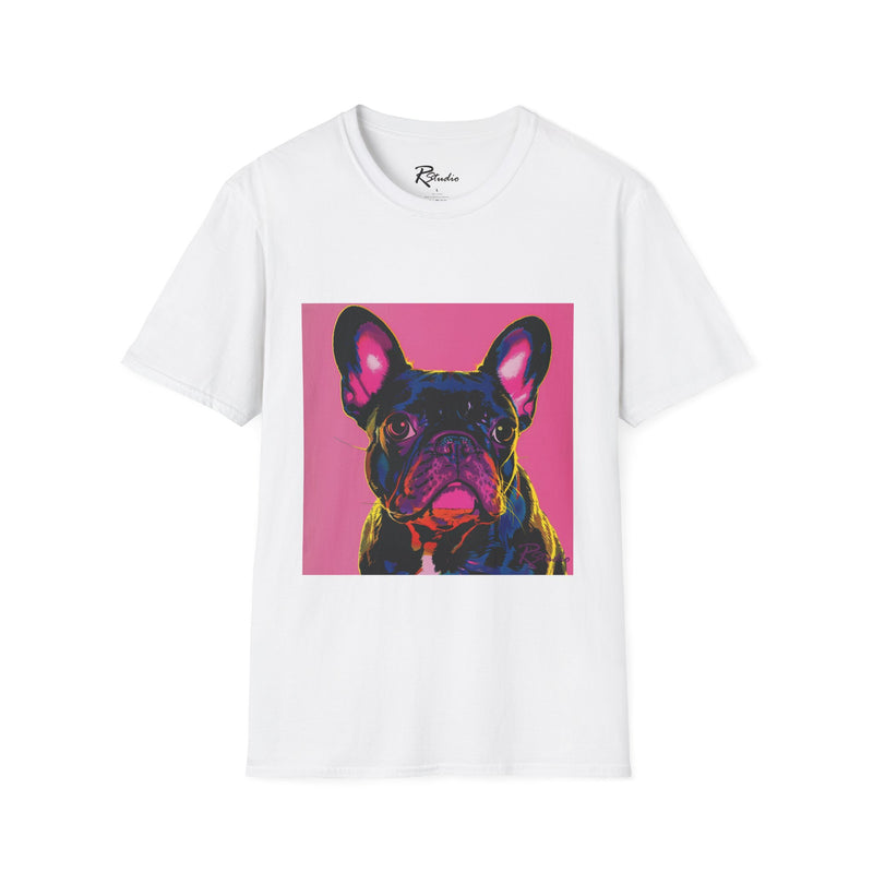 French Bulldog Fine Art Unisex Softstyle T-Shirt