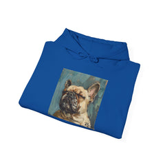 Fine Art Inspired French Bulldog Unisex Heavy Blend™ Hooded Sweatshirt