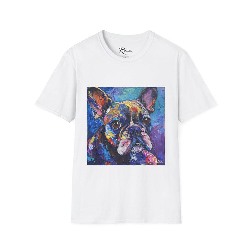 French Bulldog Fine Art Unisex Softstyle T-Shirt