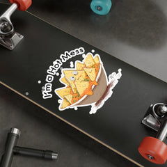 Naughty Nibbles Funny Adult Humor Nachos Vinyl Kiss-Cut Decals - Durable & Removable
