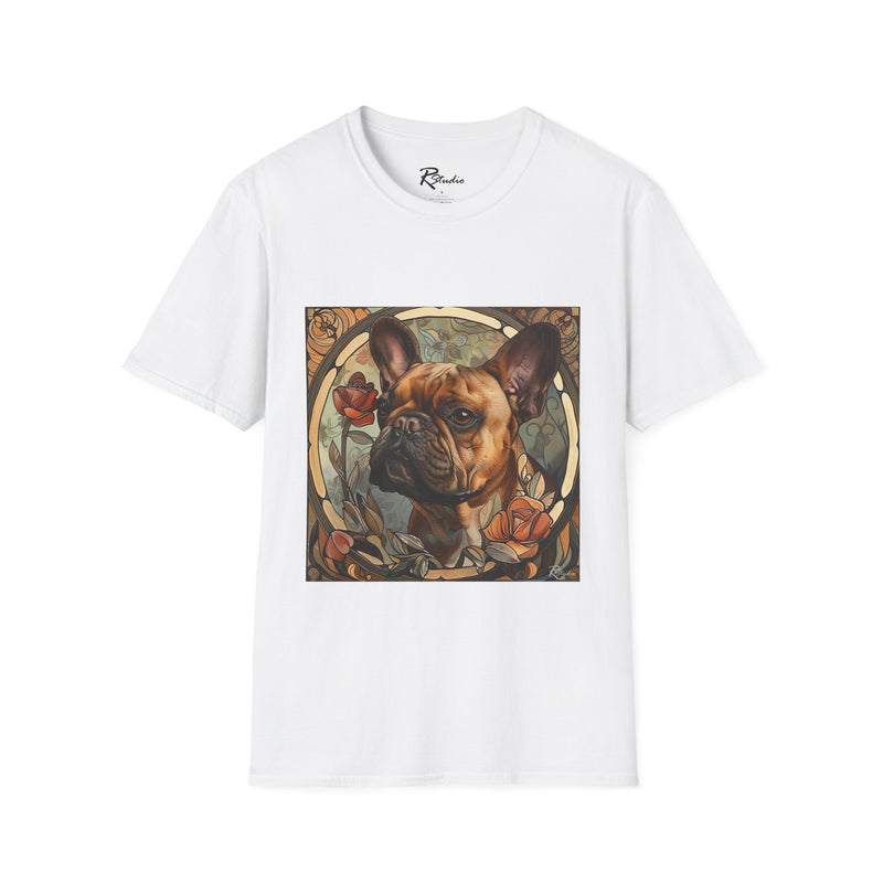 French Bulldog Fine Art Unisex Softstyle T-Shirt