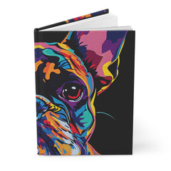 French Bulldog Hardcover Journal - Fine Art Inspired Matte Finish