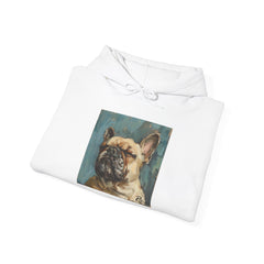 Fine Art Inspired French Bulldog Unisex Heavy Blend™ Hooded Sweatshirt