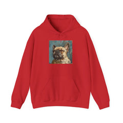 Fine Art Inspired French Bulldog Unisex Heavy Blend™ Hooded Sweatshirt