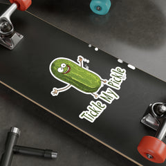 Naughty Nibbles Funny Adult Humor Pickle Vinyl Kiss-Cut Decals - Durable & Removable