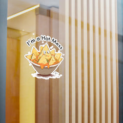 Naughty Nibbles Funny Adult Humor Nachos Vinyl Kiss-Cut Decals - Durable & Removable