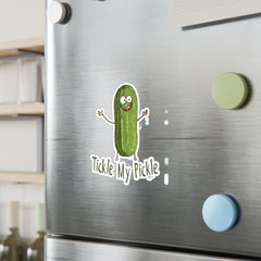 Naughty Nibbles Funny Adult Humor Pickle Vinyl Kiss-Cut Decals - Durable & Removable