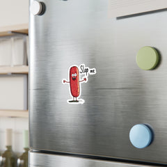 Naughty Nibbles Funny Adult Humor Salami Vinyl Kiss-Cut Decals - Durable & Removable