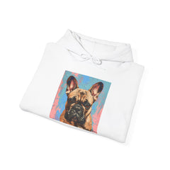 Fine Art Inspired French Bulldog Unisex Heavy Blend™ Hooded Sweatshirt