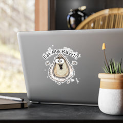 Naughty Nibbles Funny Adult Humor Oyster Vinyl Kiss-Cut Decals - Durable & Removable