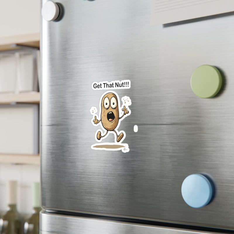 Naughty Nibbles Funny Adult Humor Peanut Vinyl Kiss-Cut Decals - Durable & Removable