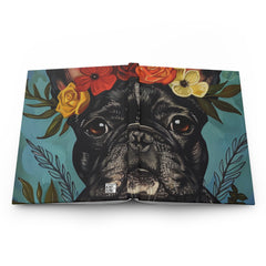 French Bulldog Hardcover Journal - Fine Art Inspired Matte Finish