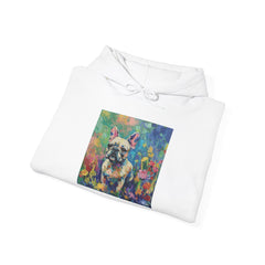 Fine Art Inspired French Bulldog Unisex Heavy Blend™ Hooded Sweatshirt