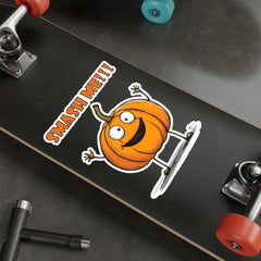 Naughty Nibbles Funny Adult Humor Pumpkin Vinyl Kiss-Cut Decals - Durable & Removable