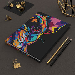 French Bulldog Hardcover Journal - Fine Art Inspired Matte Finish