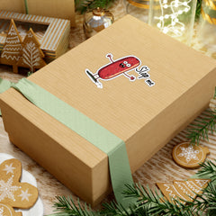 Naughty Nibbles Funny Adult Humor Salami Vinyl Kiss-Cut Decals - Durable & Removable