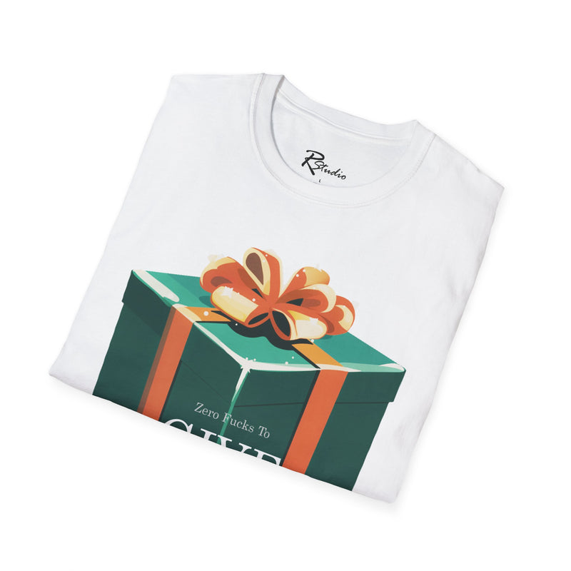 "Zero f-*&s to GIVE" Green Box Unisex Softstyle T-Shirt