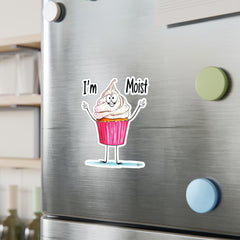 Naughty Nibbles Funny Adult Humor Cup Cake Vinyl Kiss-Cut Decals - Durable & Removable