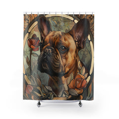 French Bulldog Fine Art Shower Curtain - Stylish Bathroom Decor